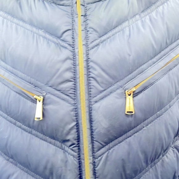 Michael Kors Packable
Quilted Down Puffer Coat Navy Blue Womens Size M - Picture 3 of 9